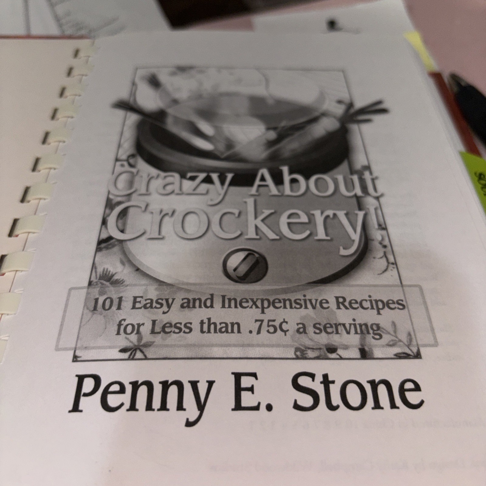 Crazy About Crockery Cookbook