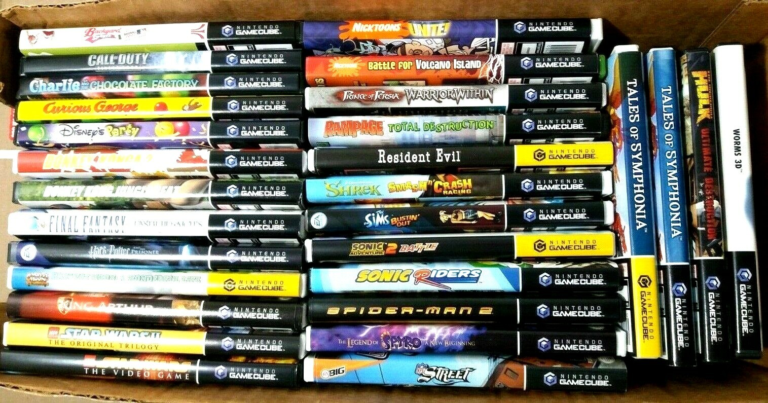Original Nintendo Gamecube ART COVER PAGE ARTWORK INSERTS Only
