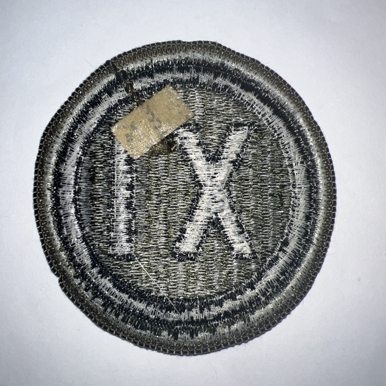 Vietnam Era U.S. ARMY IX 9th CORPS MERROWED EDGES SUBDUED PATCH