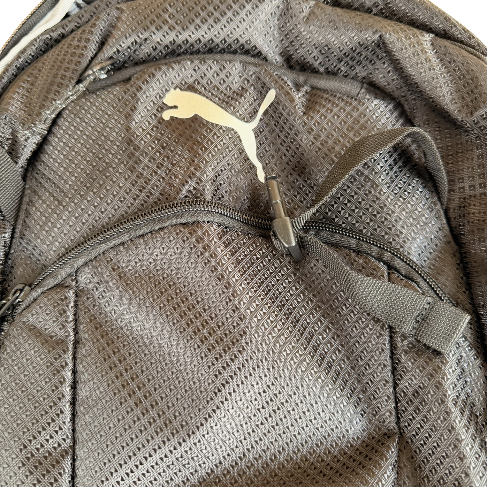 Puma Challenger 2 Backpack Multiple Pockets Adjustable Reflective Straps Black