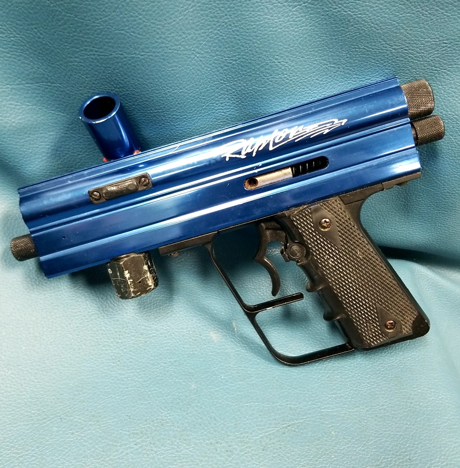 Untested Brass Eagle Raptor Mechanical Semiautomatic Paintball Marker Missing