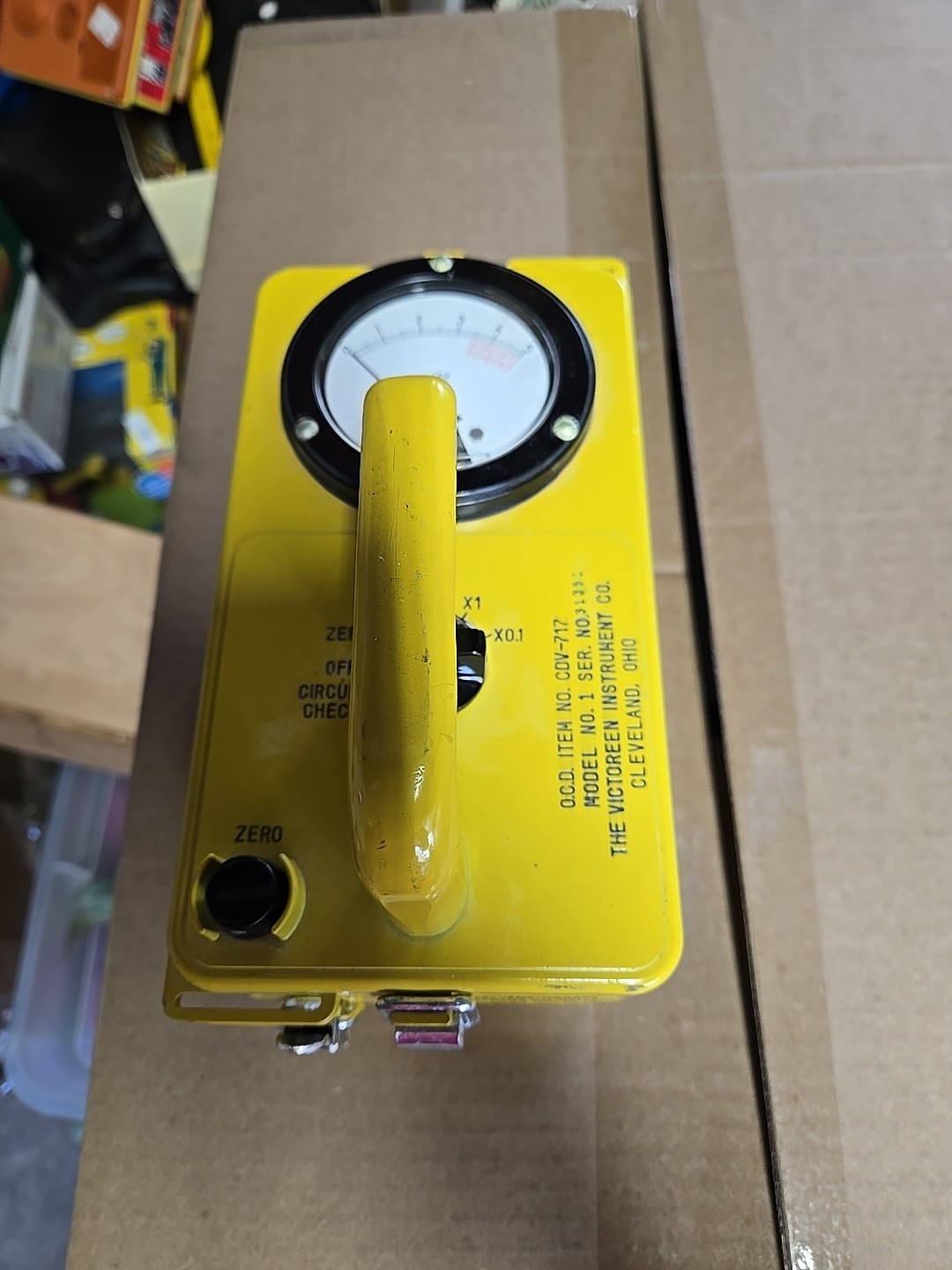 NOS Vintage Victoreen Geiger Counter CDV-717 Model  Civil Defense