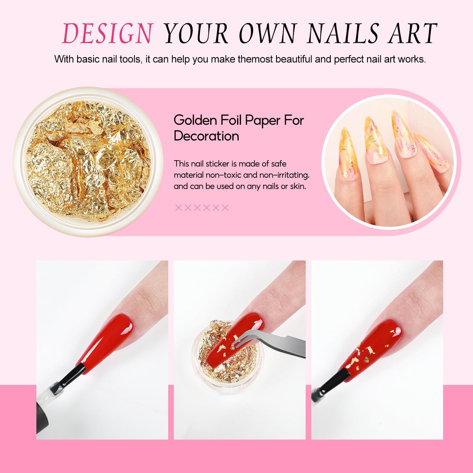 Acrylic Nail Kit with Drill and U V Light, Spring Collection