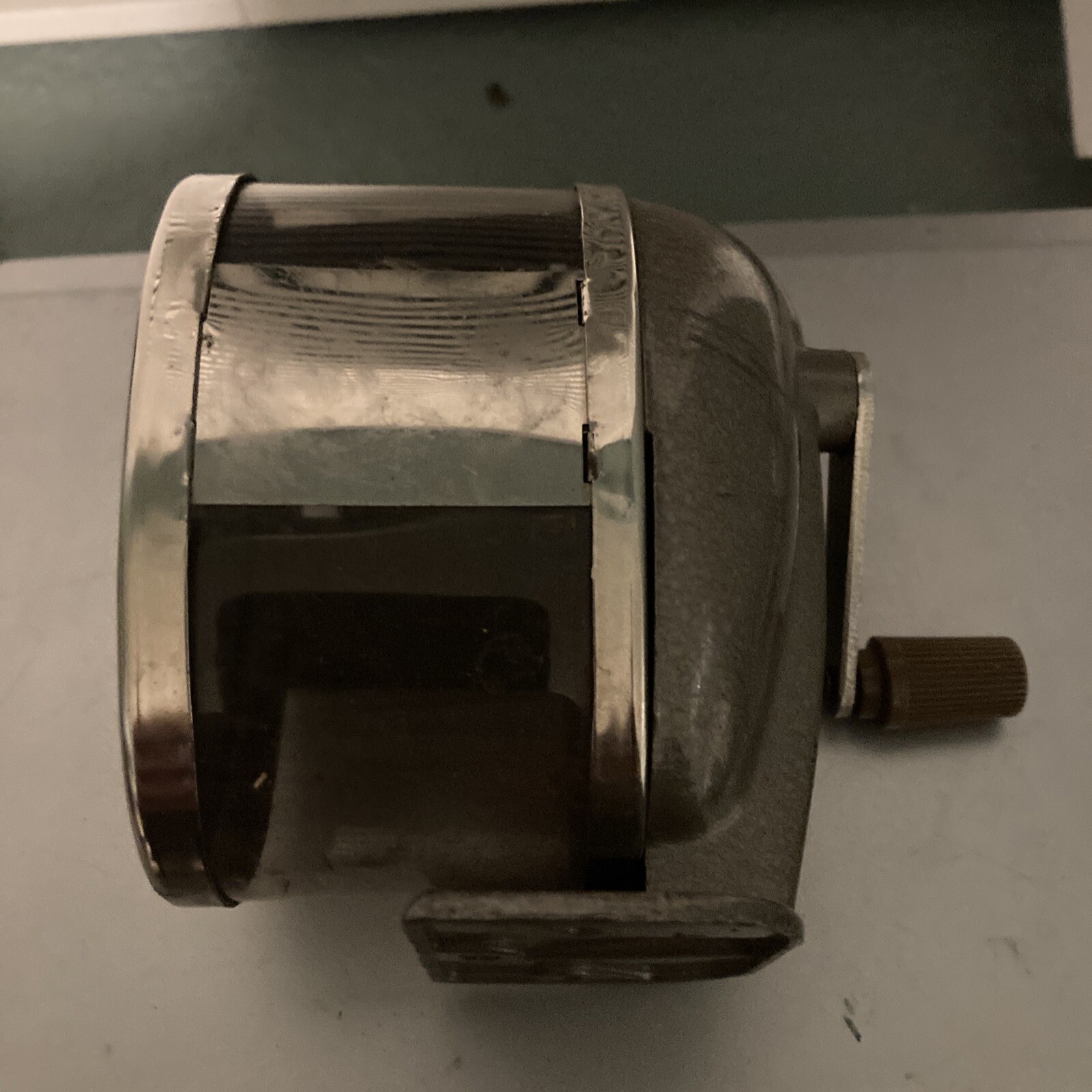 Vintage Boston Model L See Through plastic lens Pencil Sharpener