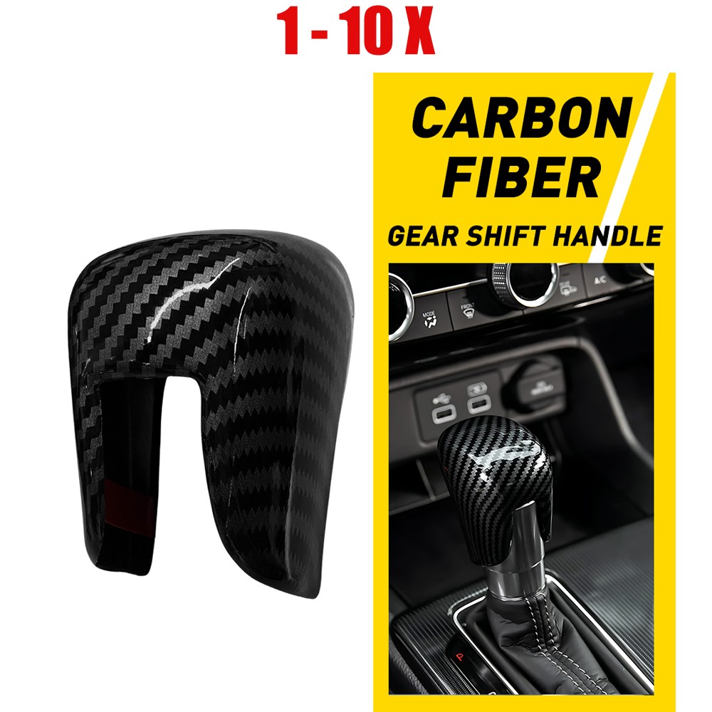 For Honda Accord 2018-2025 Carbon Fiber 1-10X Gear Shift Knob Panel Cover NEW