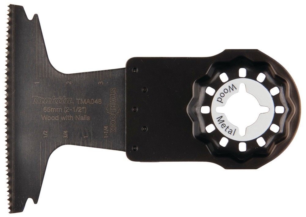 BIM-TIN plunge cut saw blade, 65X40 mm B-64820 for wood and metal Makita