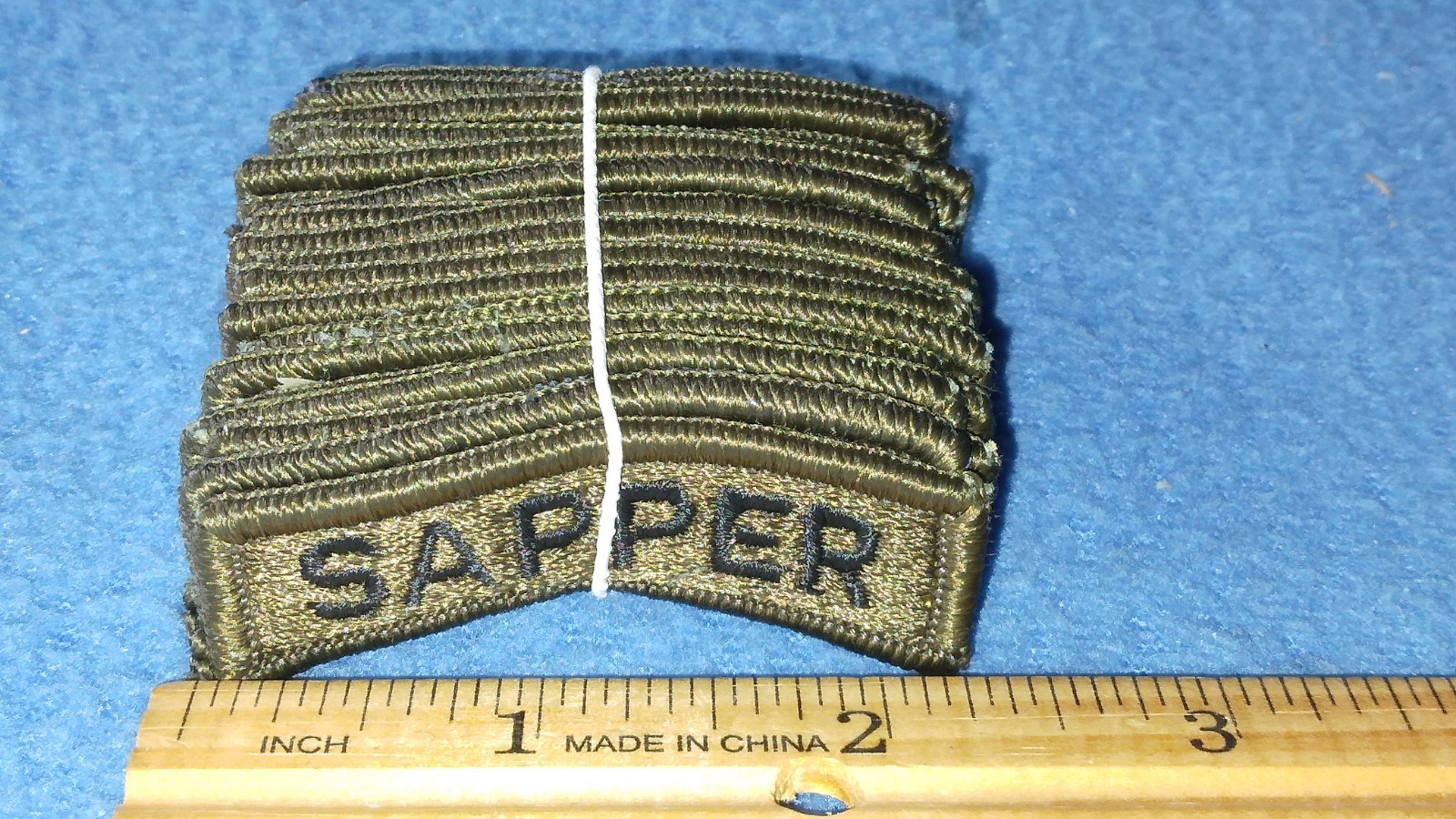 BUNDLE OF 20 - US ARMY SUBDUED SAPPER TABS - NEW