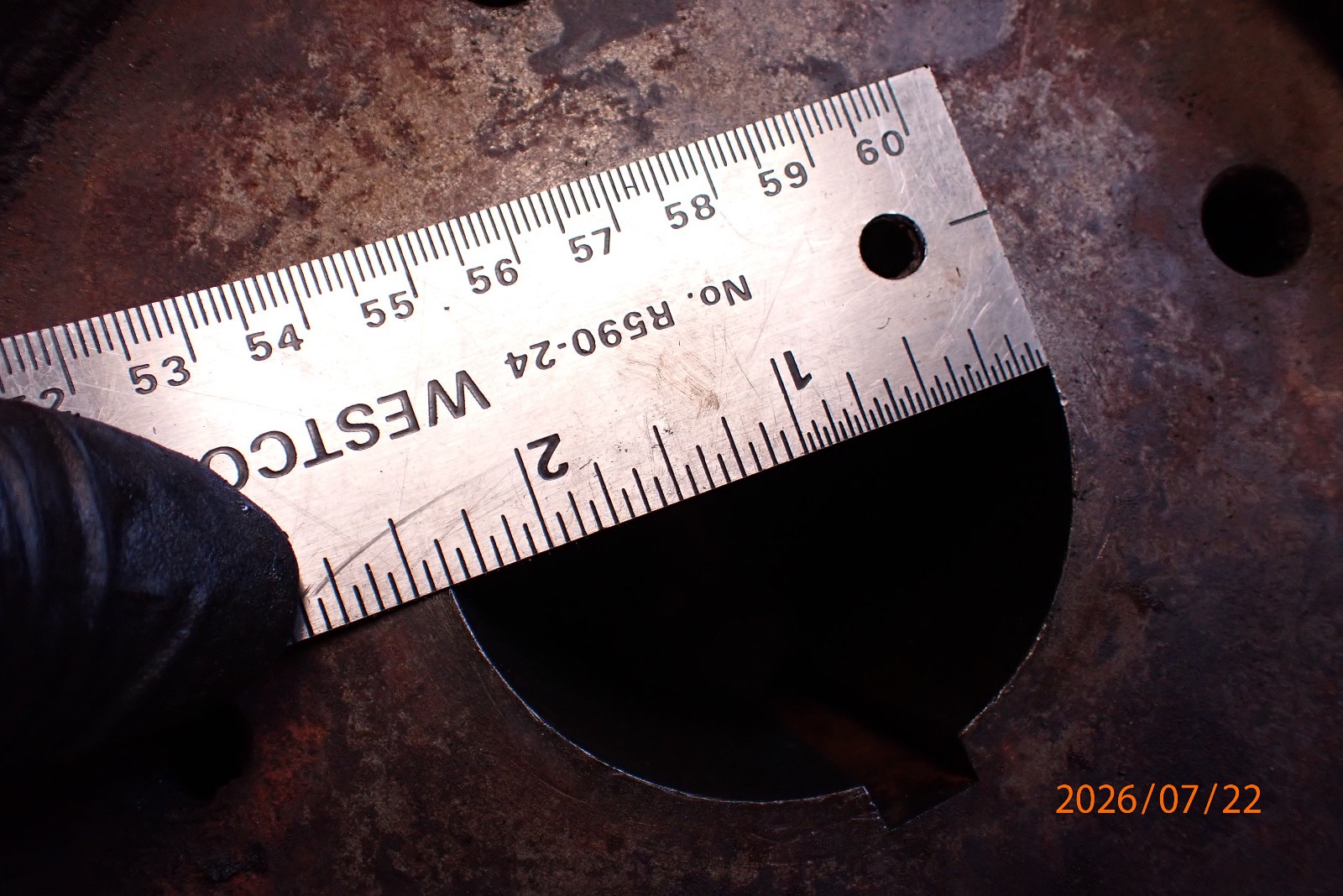 OLDER LARGE SURFACE GRINDING GRINDER WHEEL ARBOR HUB WITH WEIGHTS FOR ...