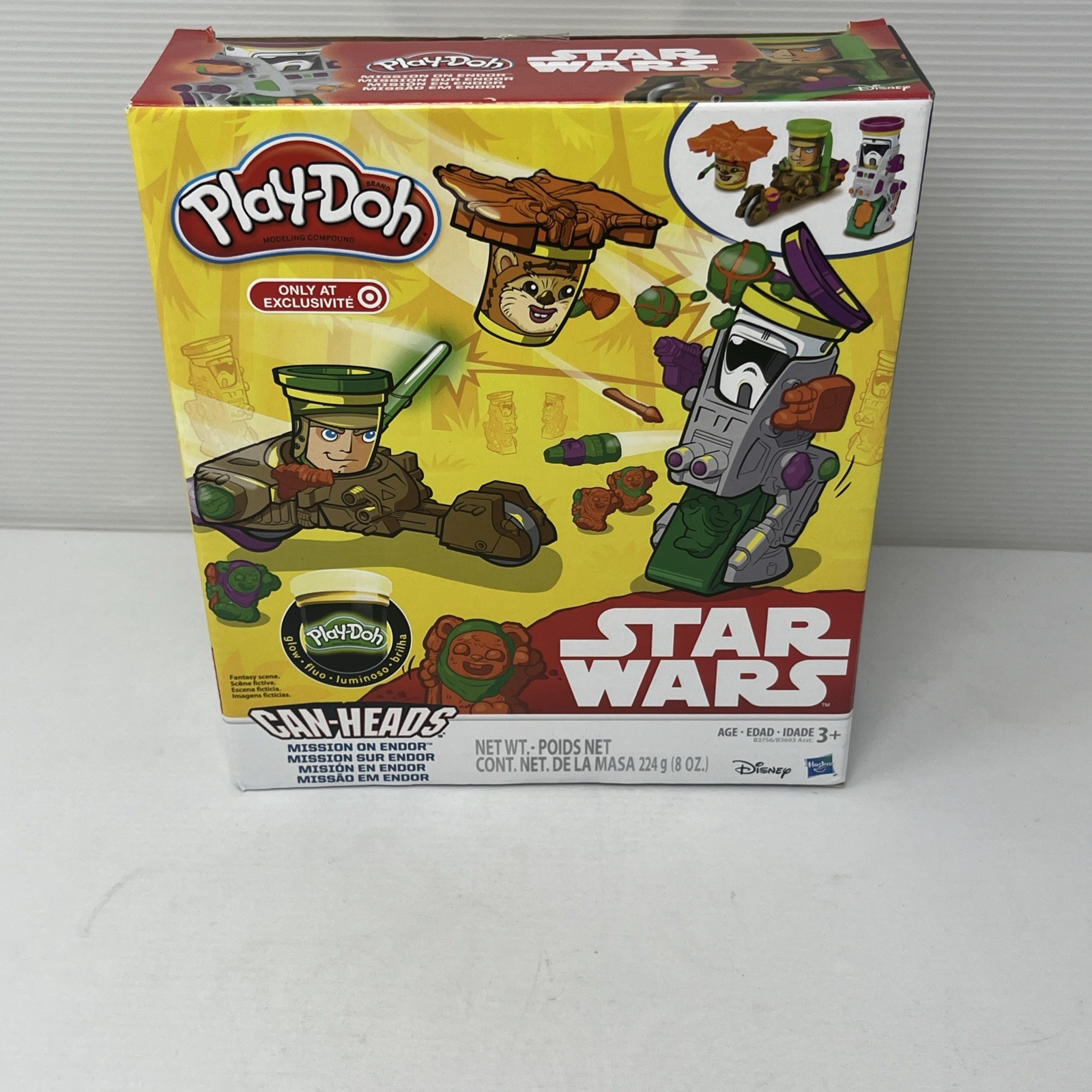 Play-Doh STAR WARS Can Heads MISSION ON ENDOR Hasbro Marvel New