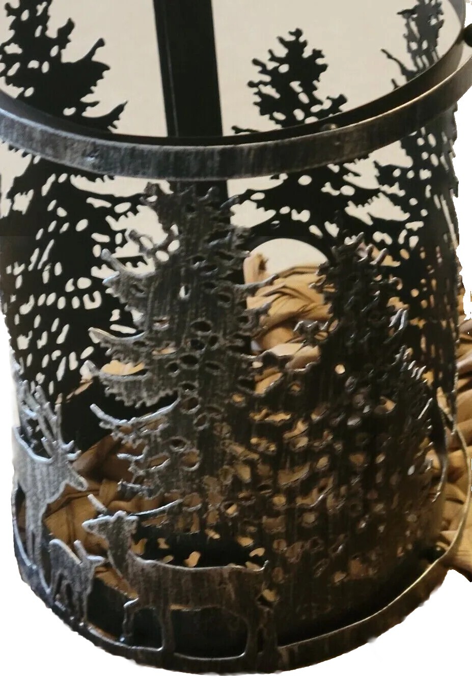 Scentsy Warmer Wrap Forest Meadow candle holder Used no box included