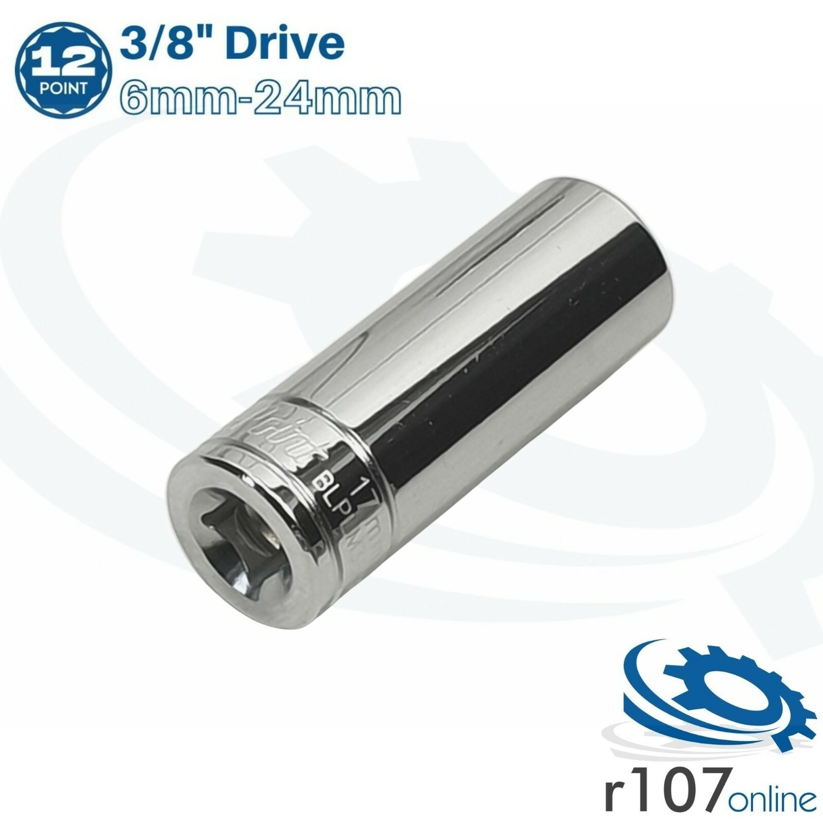 Blue Point 3/8" Deep Socket Set 6mm-24mm - As sold by Snap On