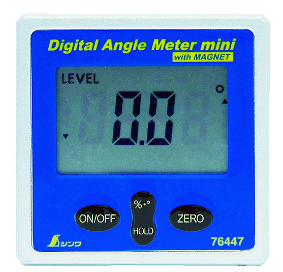 Shinwa Digital Angle Finder Mini Protractor Magnetic Precision Gauge 76447