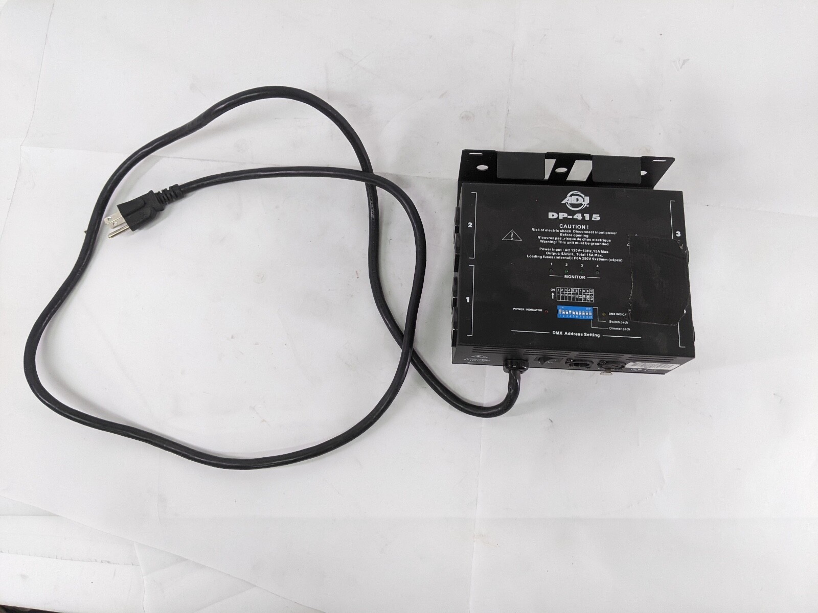 ADJ DP-415R Portable 4-channel DMX Dimmer/Switch Pack