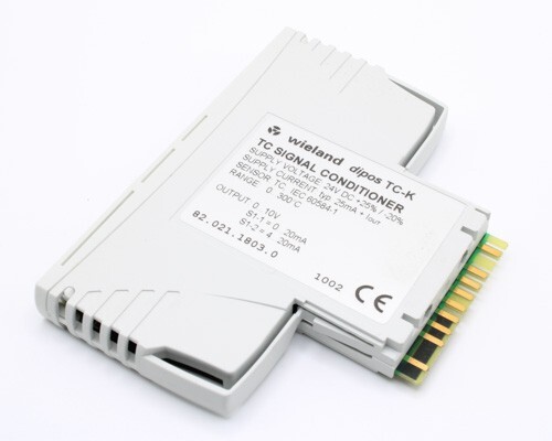82.021.0806.0 WIELAND TC Signal Conditioner Module 25mA 24V 8202108060