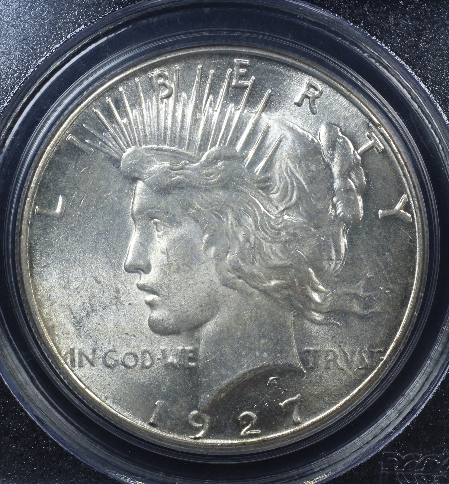 1927-S PEACE DOLLAR $1 PCGS MS62 (PQ380)