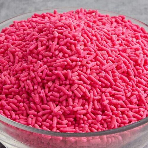 Pink Sprinkles (2) 6 oz containers Free Shipping