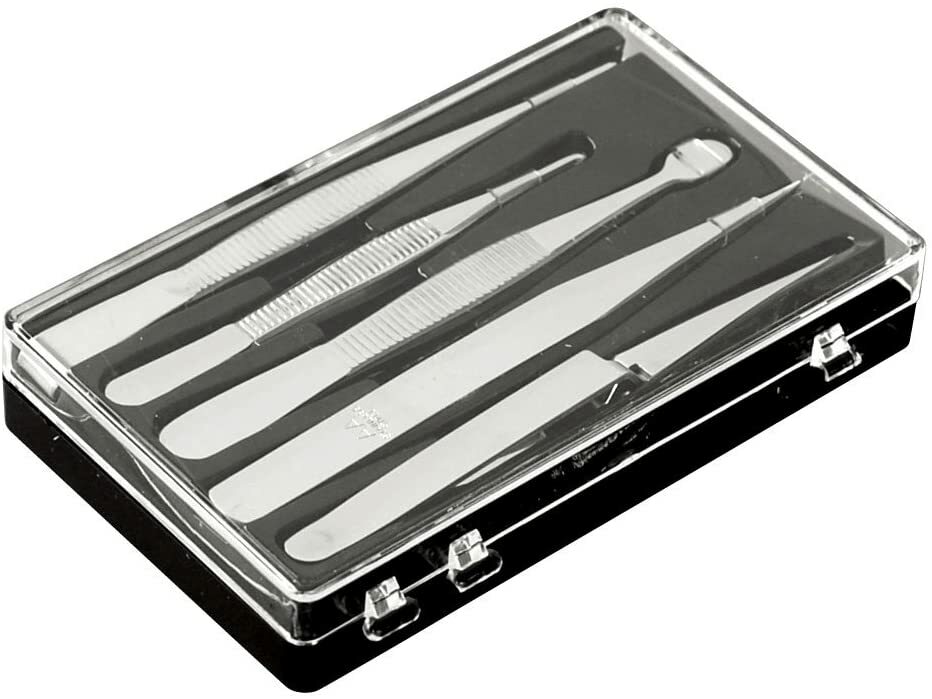 ANEX Precision Tweezer Stainless Steel 5 pcs Set Craft Tool No.1090 JIS