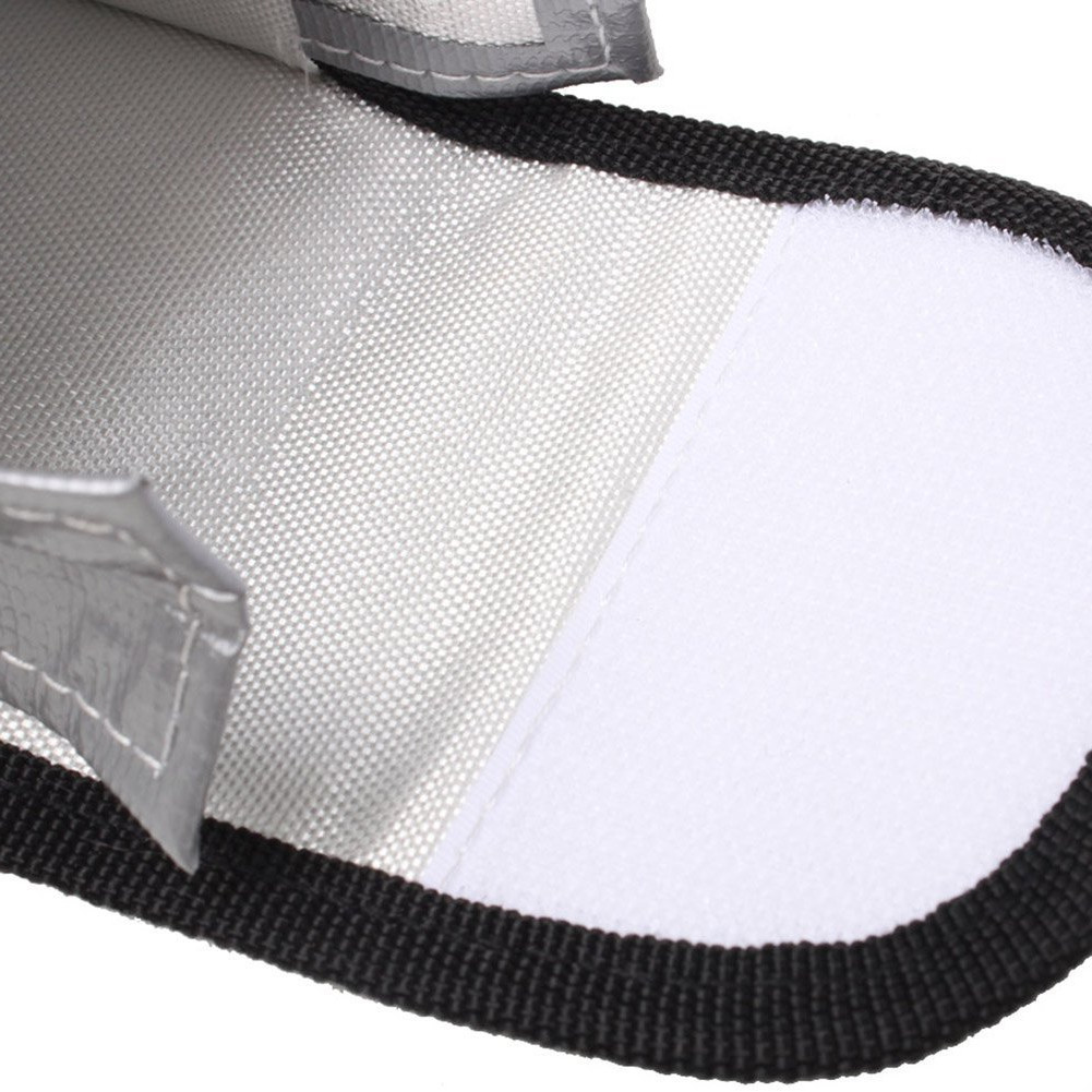 Fireproof Explosion Proof Bag Set 3pcs 140x90x55mm Flame Retardant for Drones