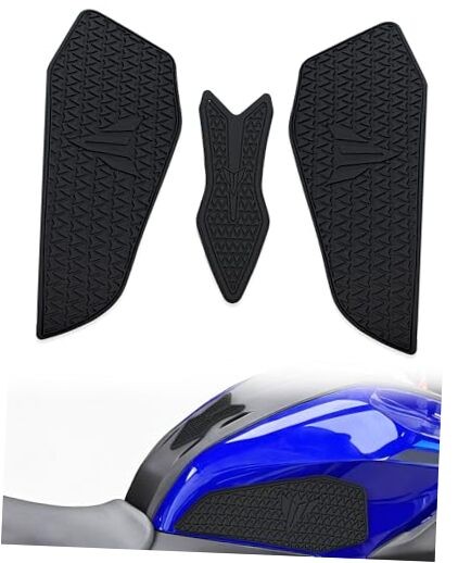 Motorcycle SideTank Pad Compatible with Kawasaki 2025 MT-07 MT07,Anti-Slip