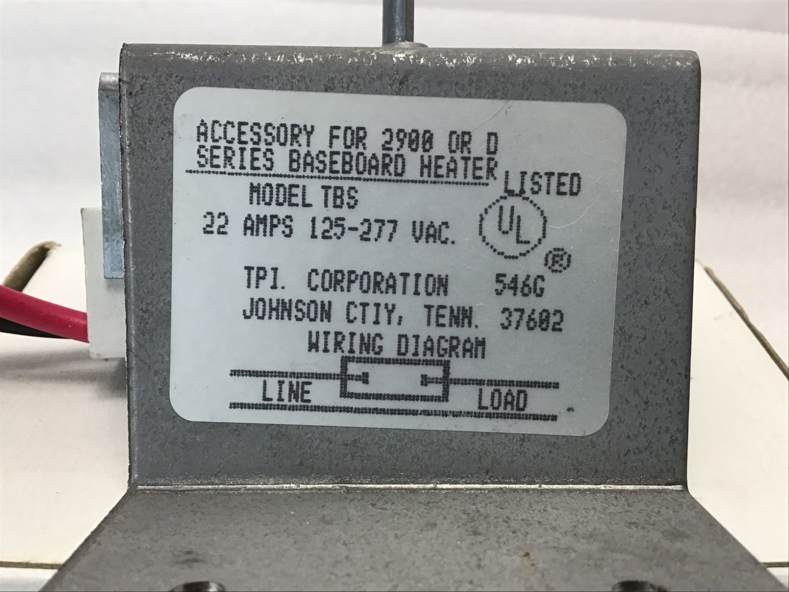Markel TBS PCN01054677 IN BUILT THERMOSTAT KIT BUILDING ELECTRICAL