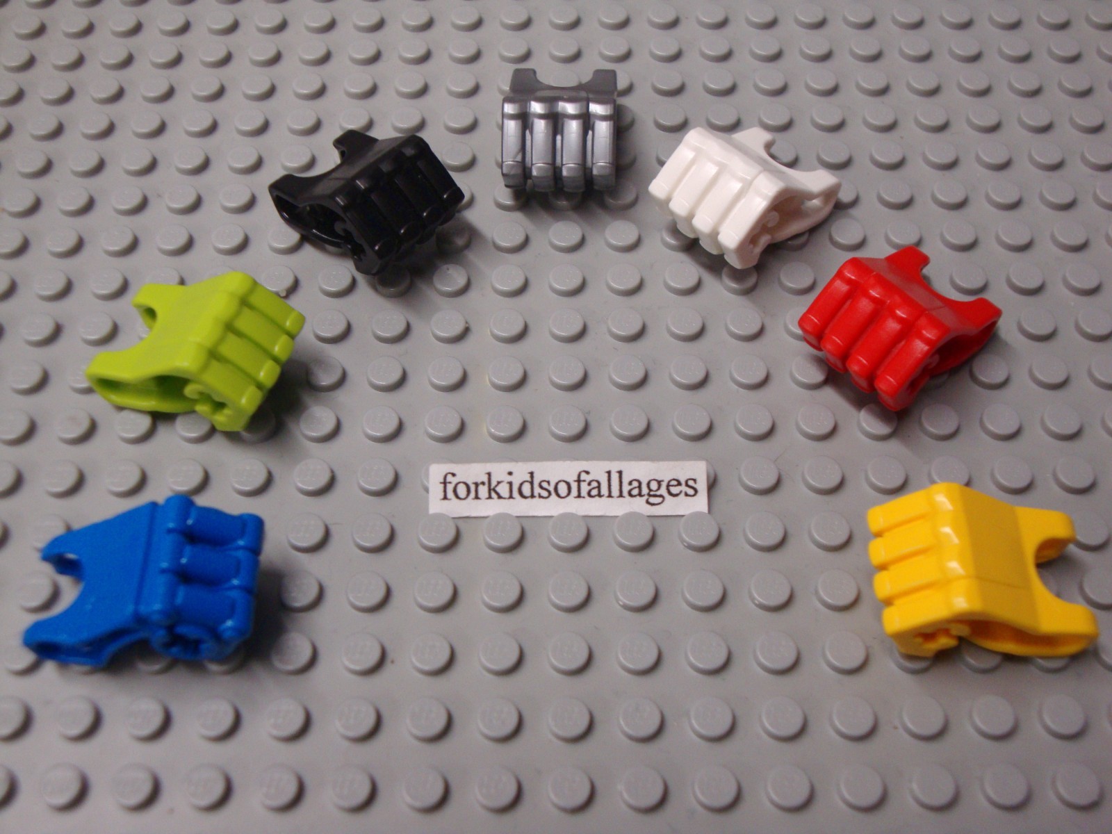 Lego Hero Factory Bionicle 93575 Fist Hand w/Axle Hole 4 Fingers Pick Your Color