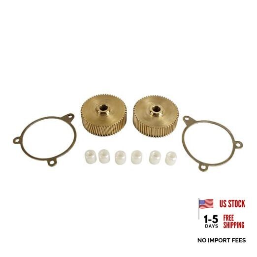 2X Heavy Duty Brass Headlight Motor Gear Repair Kit for 1988-1996 Corvette C4