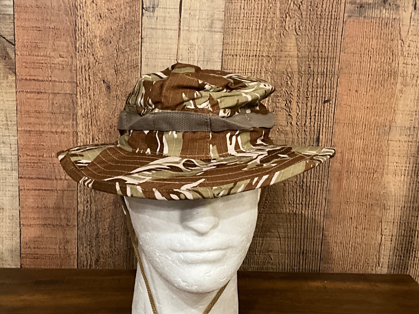 Tiger Stripe Desert Boonie Bucket Sun Hat Medium Philippines Individually Sewn