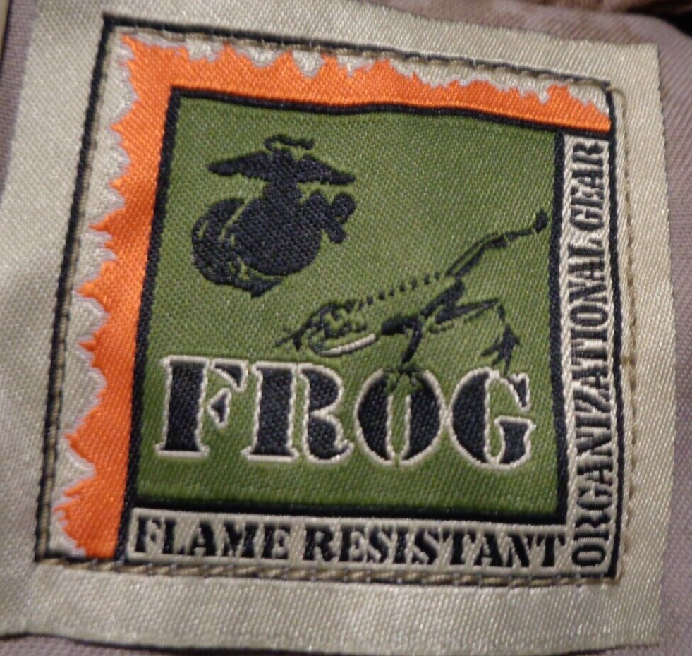 Crye Precision FR Combat Ensemble SHIRT Desert Marpat FROG USMC Size MEDIUM LONG
