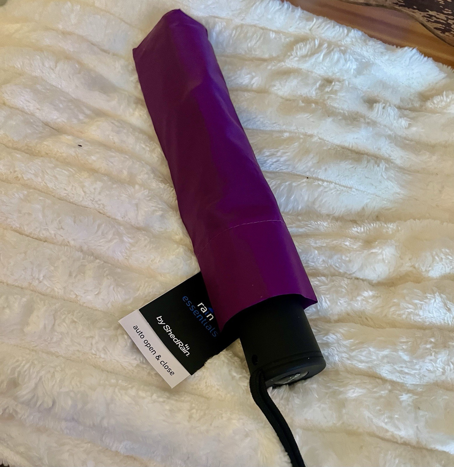 Rain Essentials Dark Purple New Umbrella