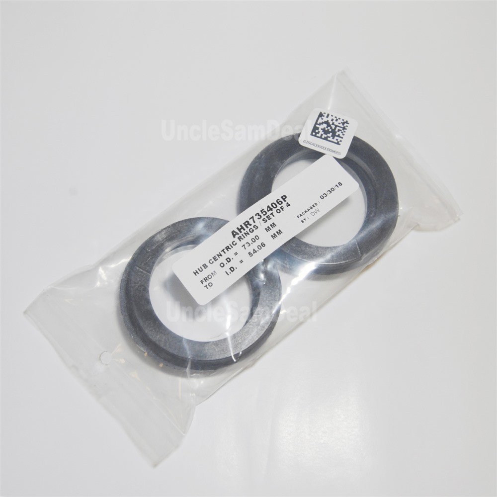 (SET OF 4 RINGS) ENKEI HUB CENTRIC RINGS ID 54.06 OD 73 (54mm CAR to 73mm WHEEL)