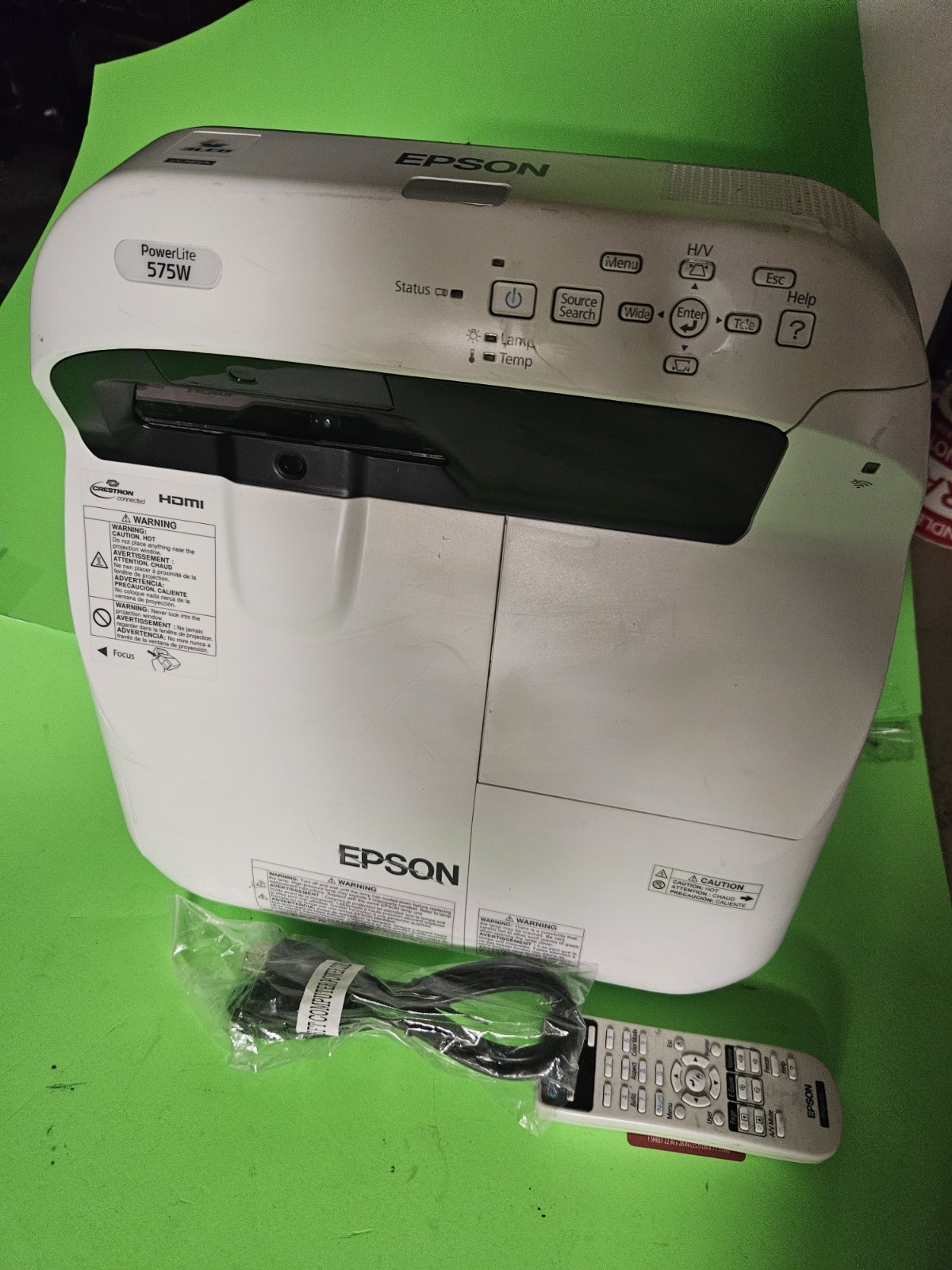 sewing Epson PowerLite 575W WXGA 3LCD Projector 2245h