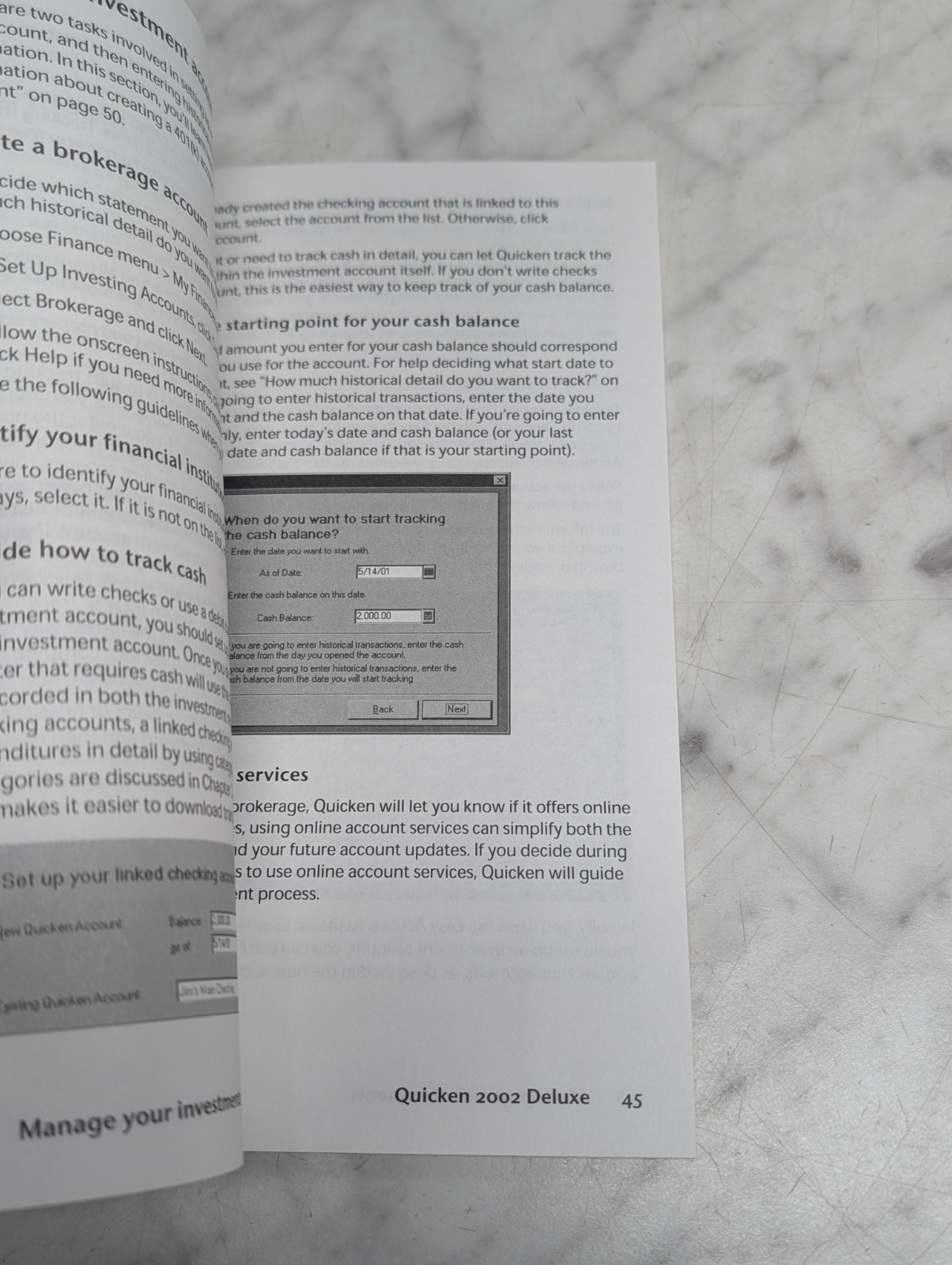Intuit Quicken 2002 Setup Guide Manual Booklet - Get Maximum Benefit Minimum