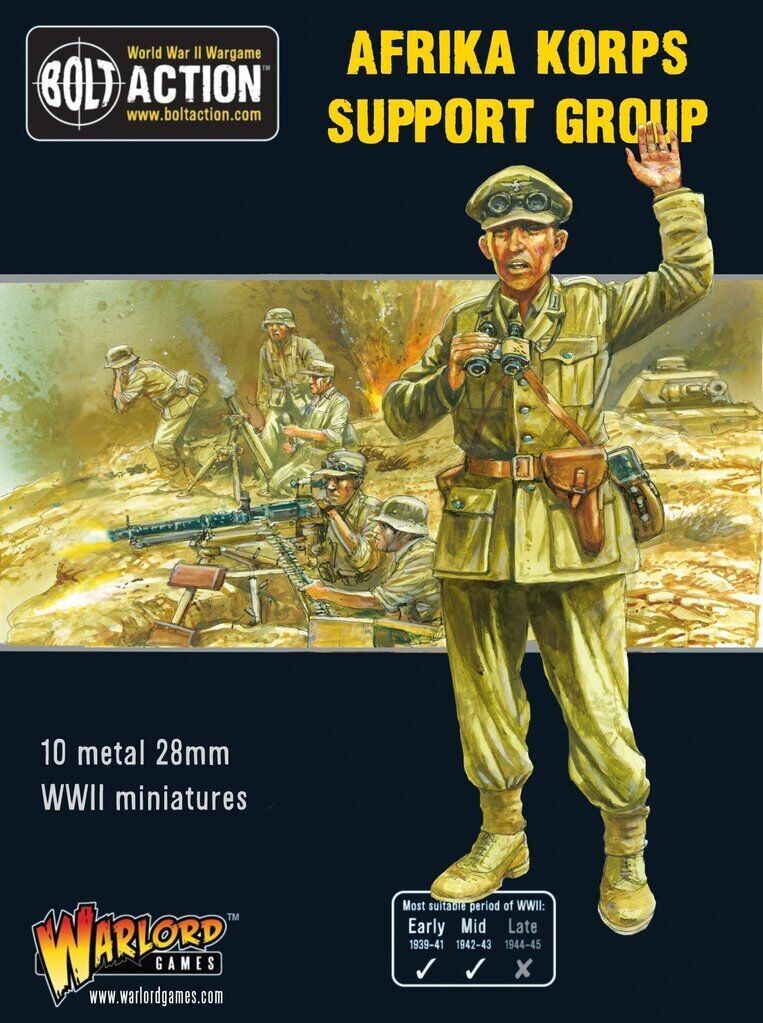 Warlord Games Bolt Action German Afrika Korps Support Group 402212005