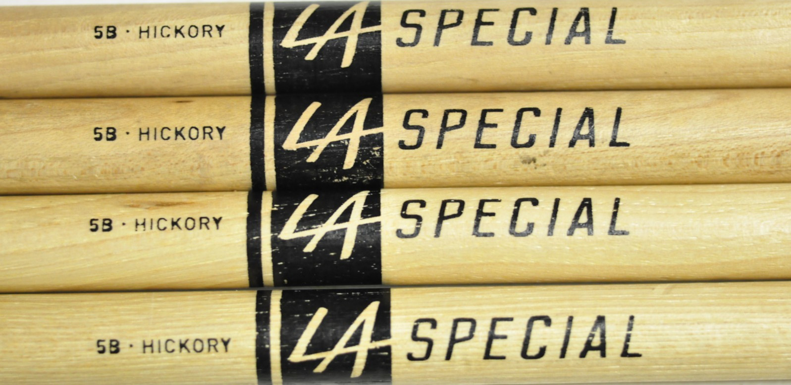 4-(four) LA Special 5B drum sticks.