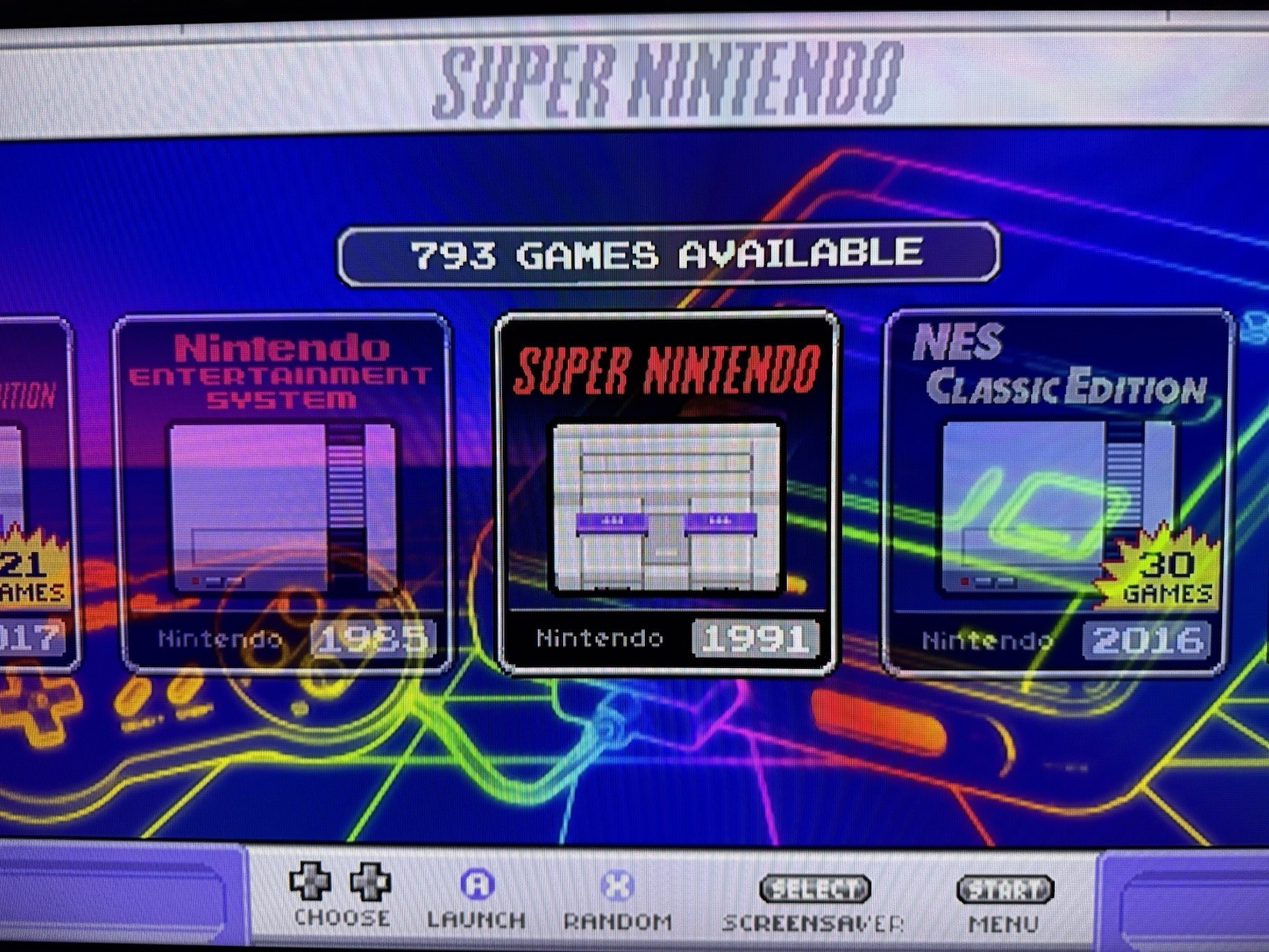 Super Nintendo SNES Mini Console With Complete SNES and NES Libraries.