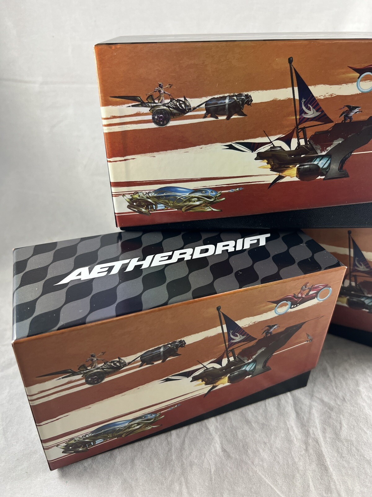3x MTG Aetherdrift Finish Line Bundle Storage Box (empty)