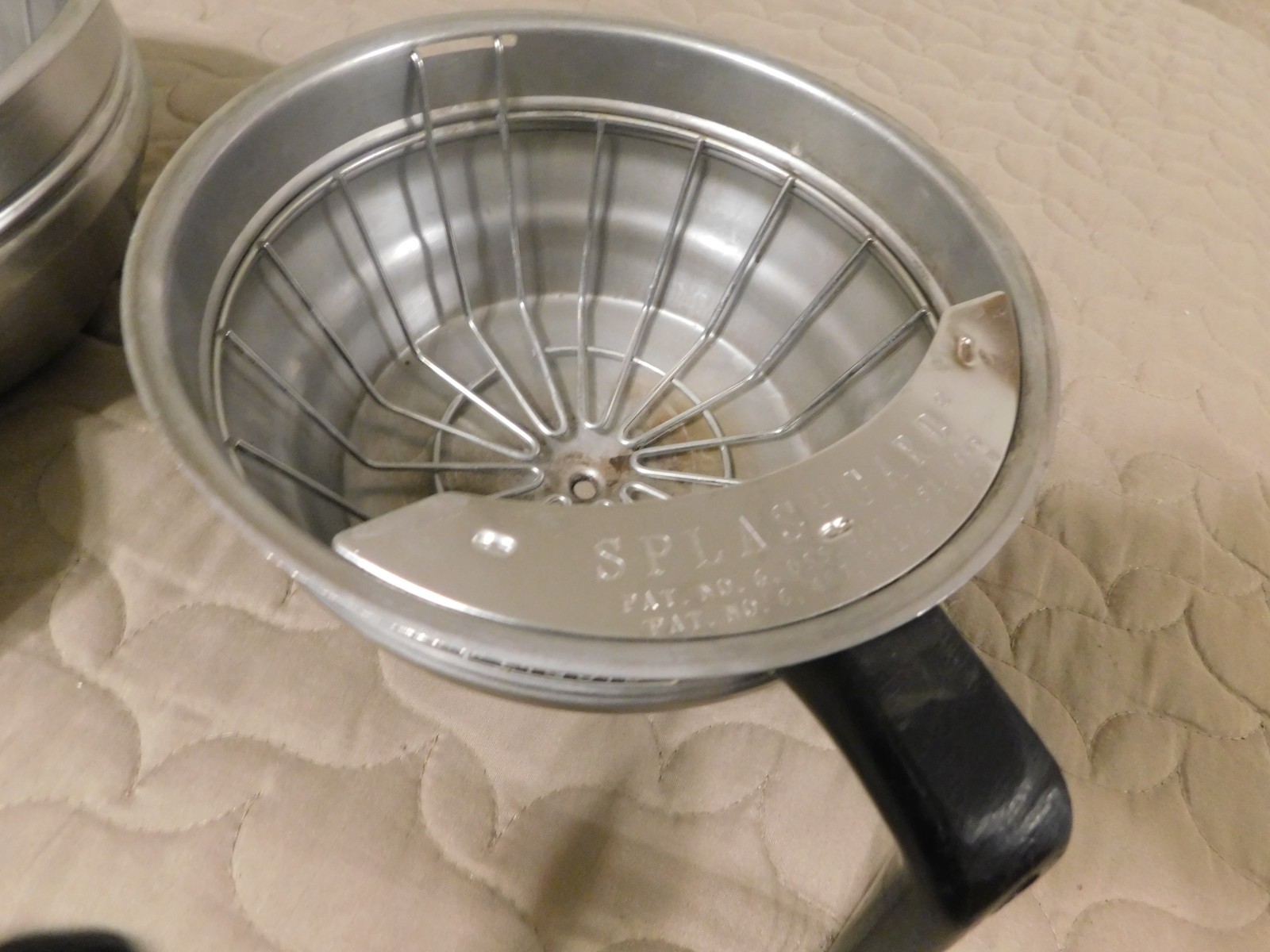 Bunn brew funnel w/ wire insert and splash guard