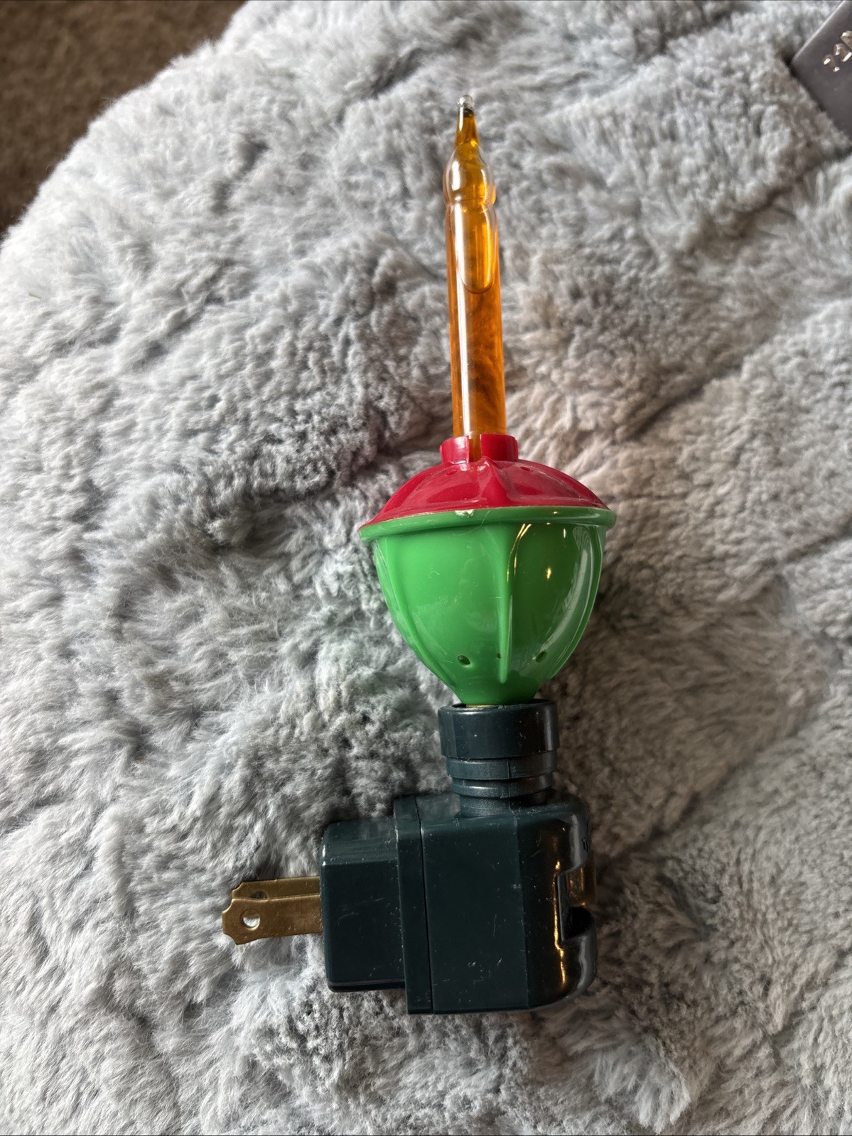 Christmas Plug In Night Light with On/Off Switch Tested Works Excellent