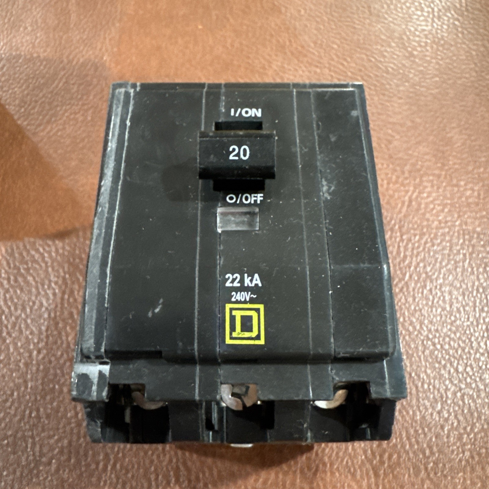 Square D QOB320 Bolt-On Circuit Breaker 20A 240V 3P 3PH QOB 20 AMP 22kA