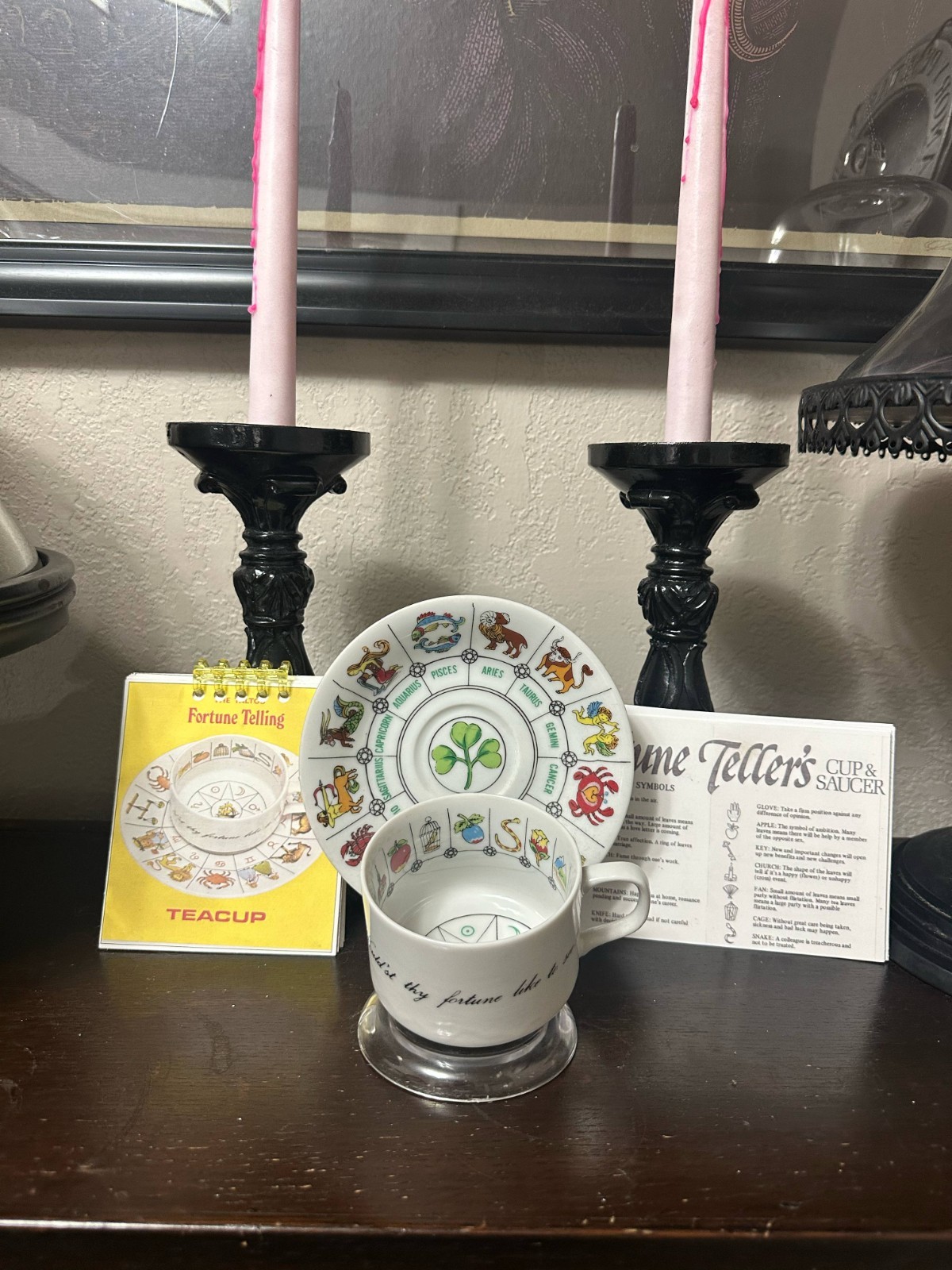 The Taltos (White Insert) Fortune Telling Instructions *No Cup Included*