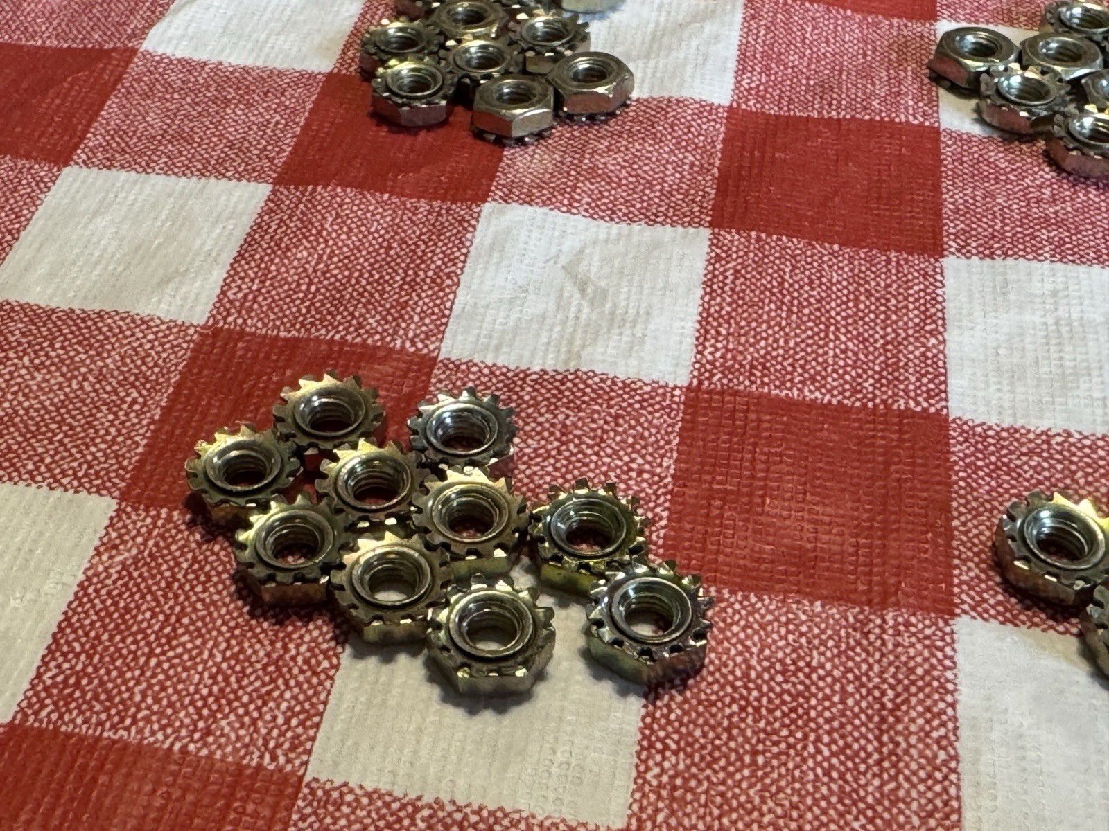 10-32 Hex Nuts with Star Washers 10 For $0.99