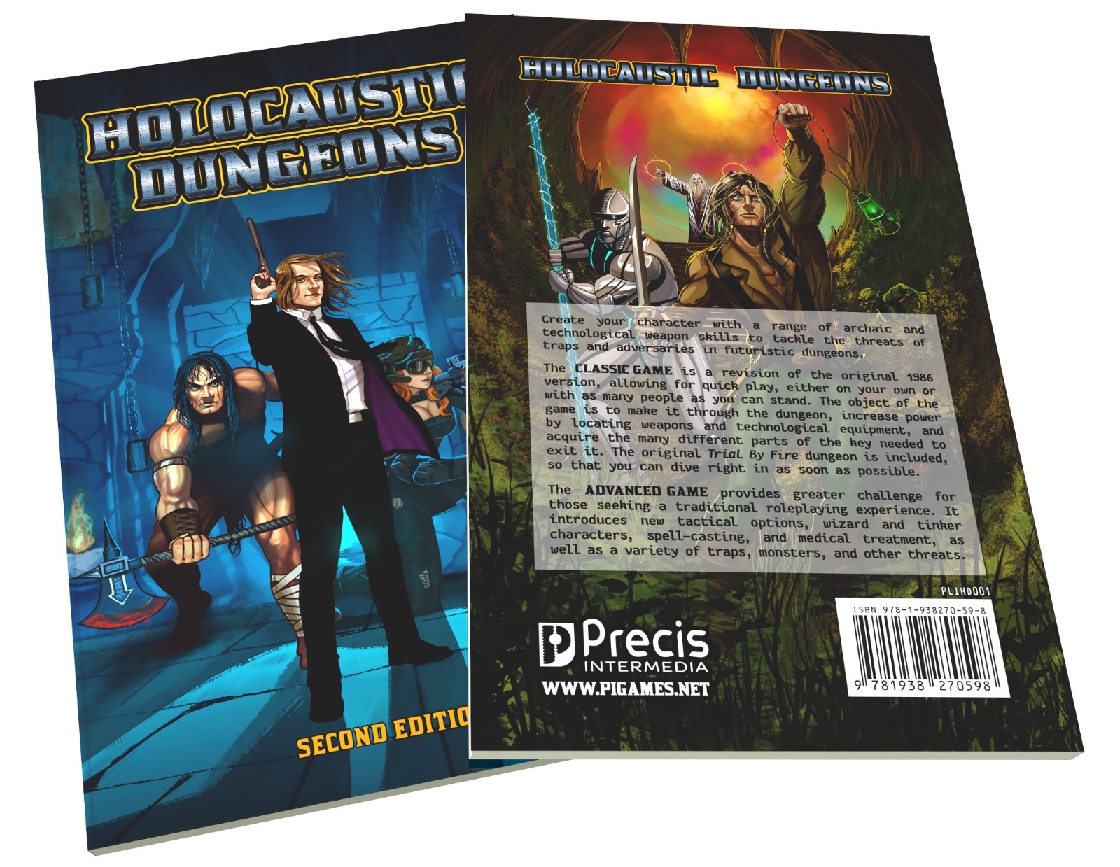 Holocaustic Dungeons (Second Edition) Featuring Classic and Advanced Games