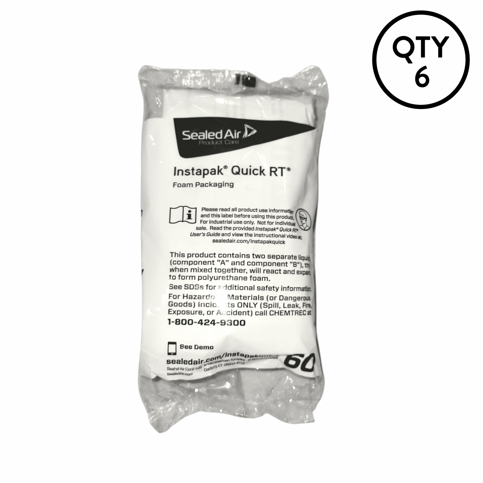 #60 Sealed Air Instapak (Qty 6)