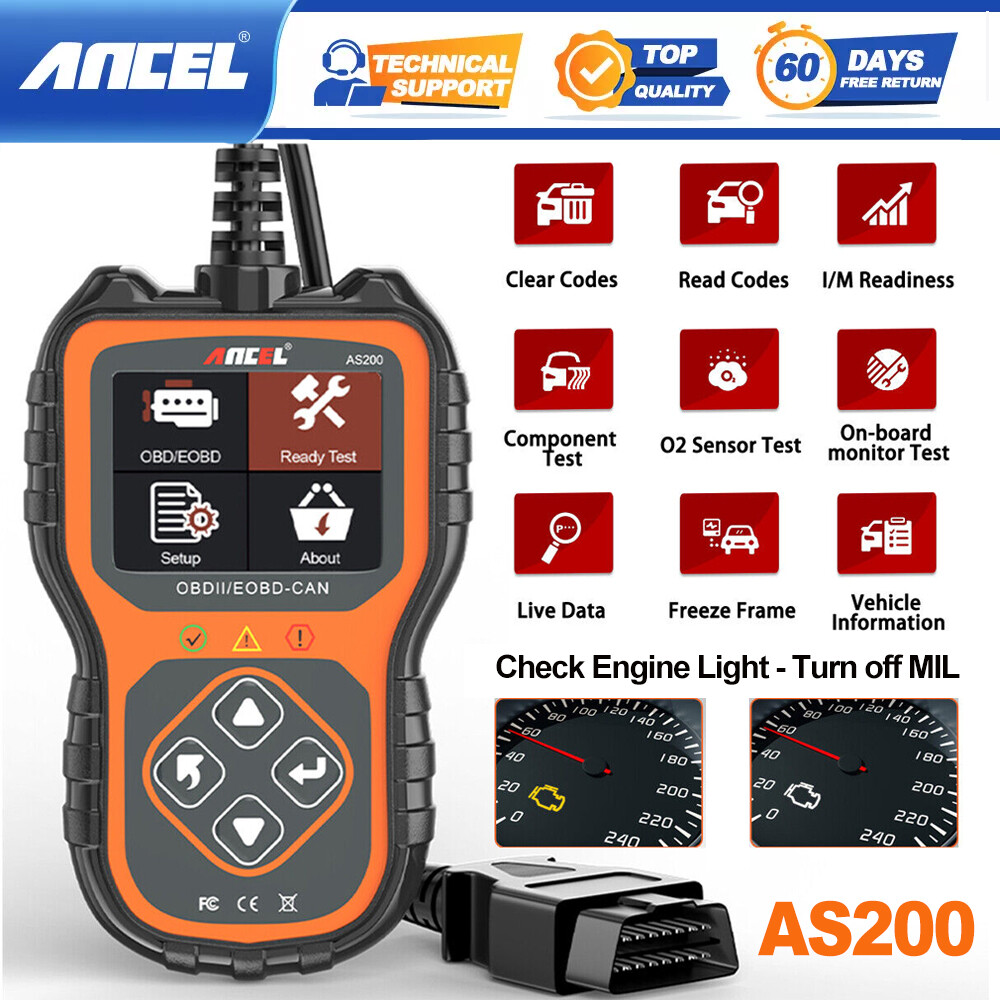 Car OBD2 Scanner OBDII Code Reader Check Engine Fault Automotive Diagnostic Tool