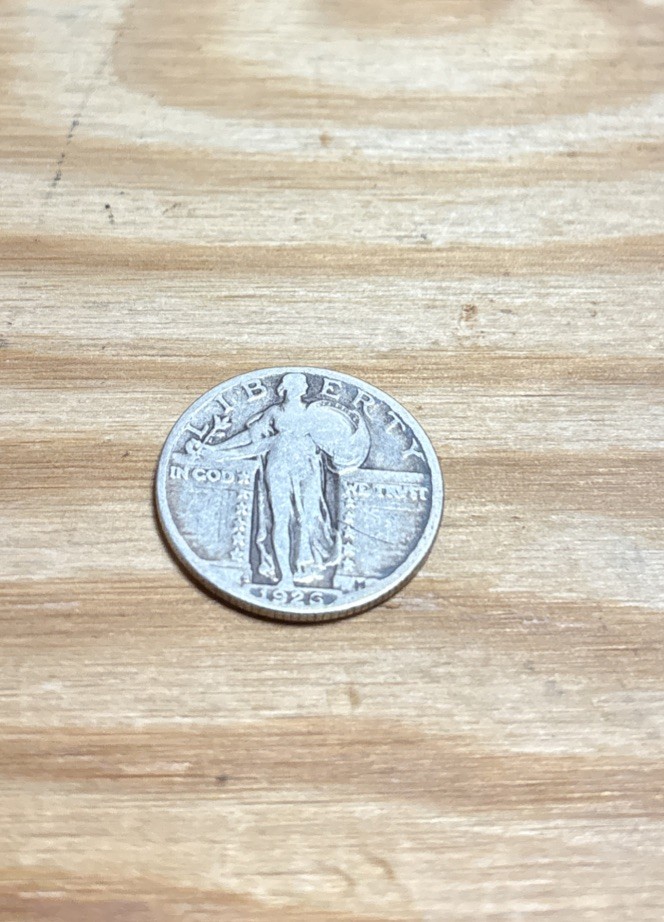 1926 25C Standing Liberty Quarter Please Read The Description!!!