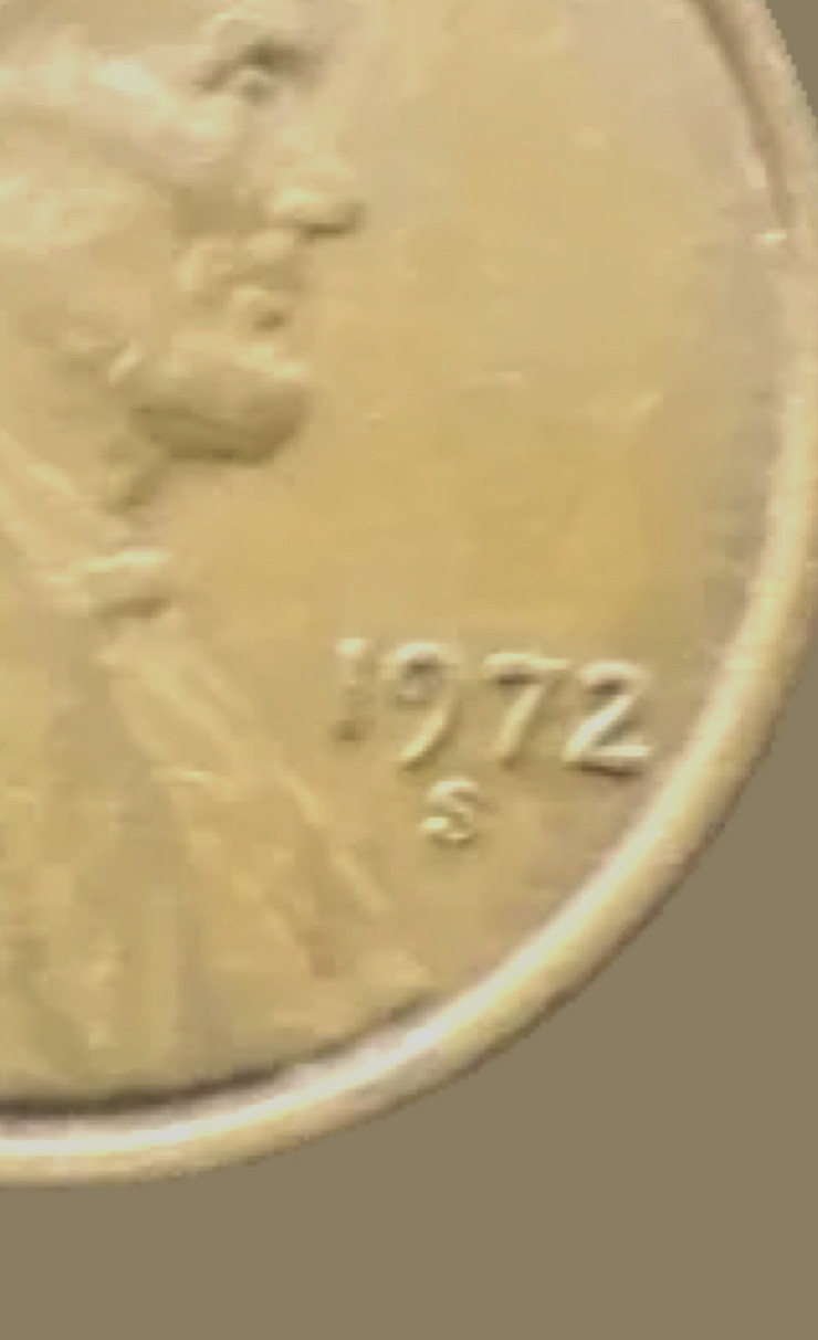 Rare 1972 S Mint Mark Lincoln Penny