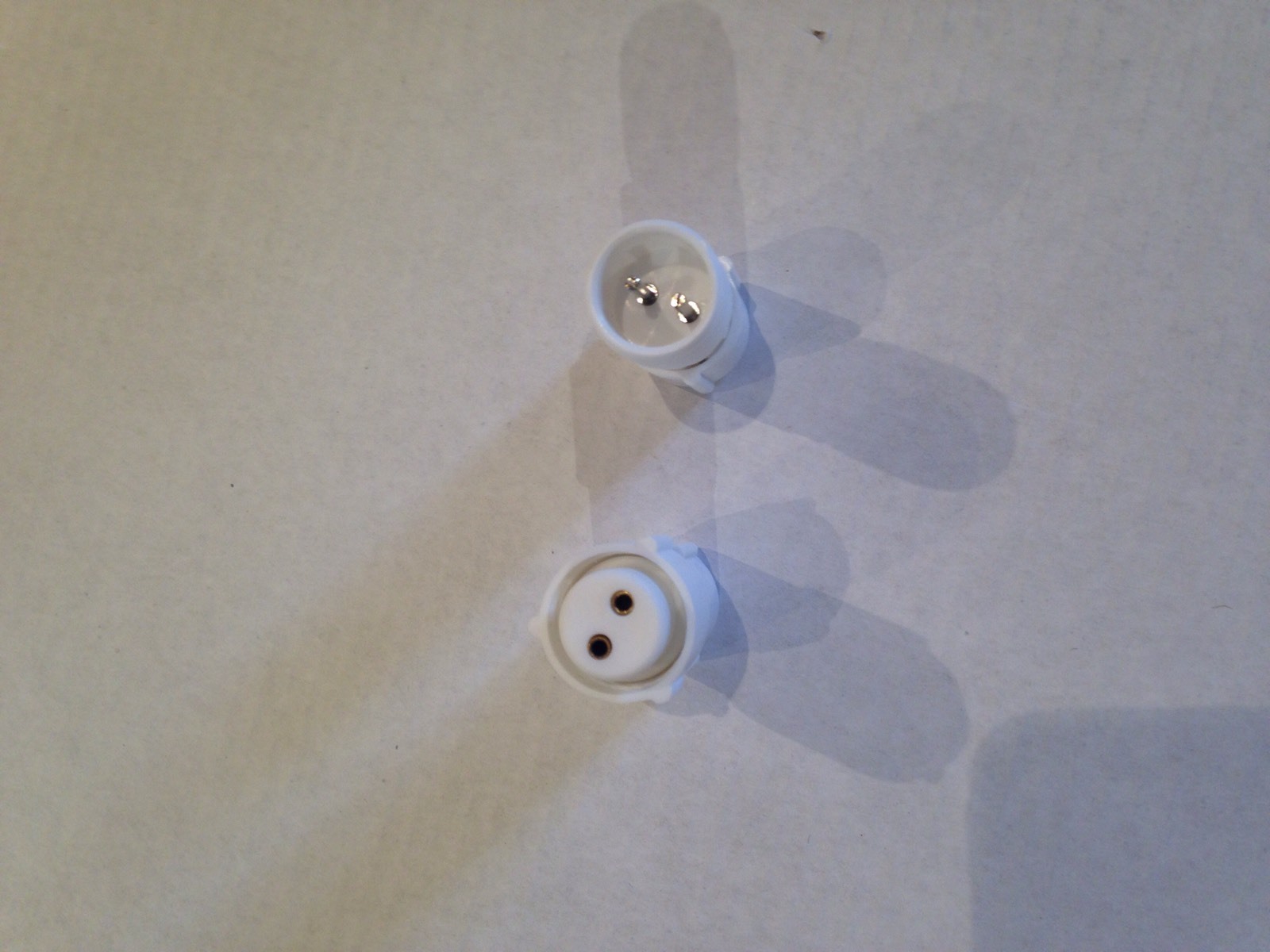 1/2" INLINE SPLICE CONNECTORS for 2-Wire 1/2" Rope Lights - (2-Pack)