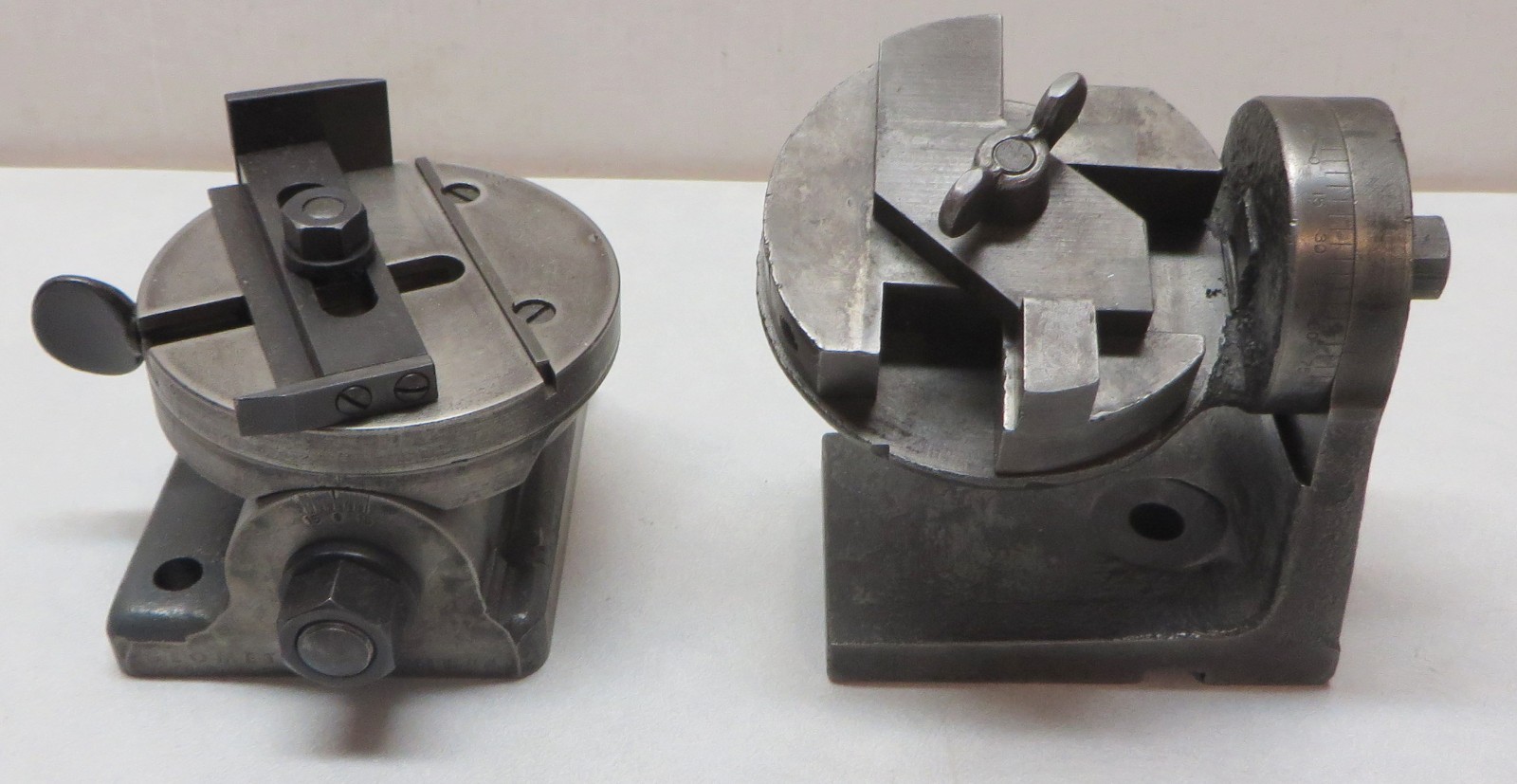 GEOMETRIC STYLE "A" PRECISION GRINDING FIXTURE AND 1 UNMARKED (2 USED FIXTURES)
