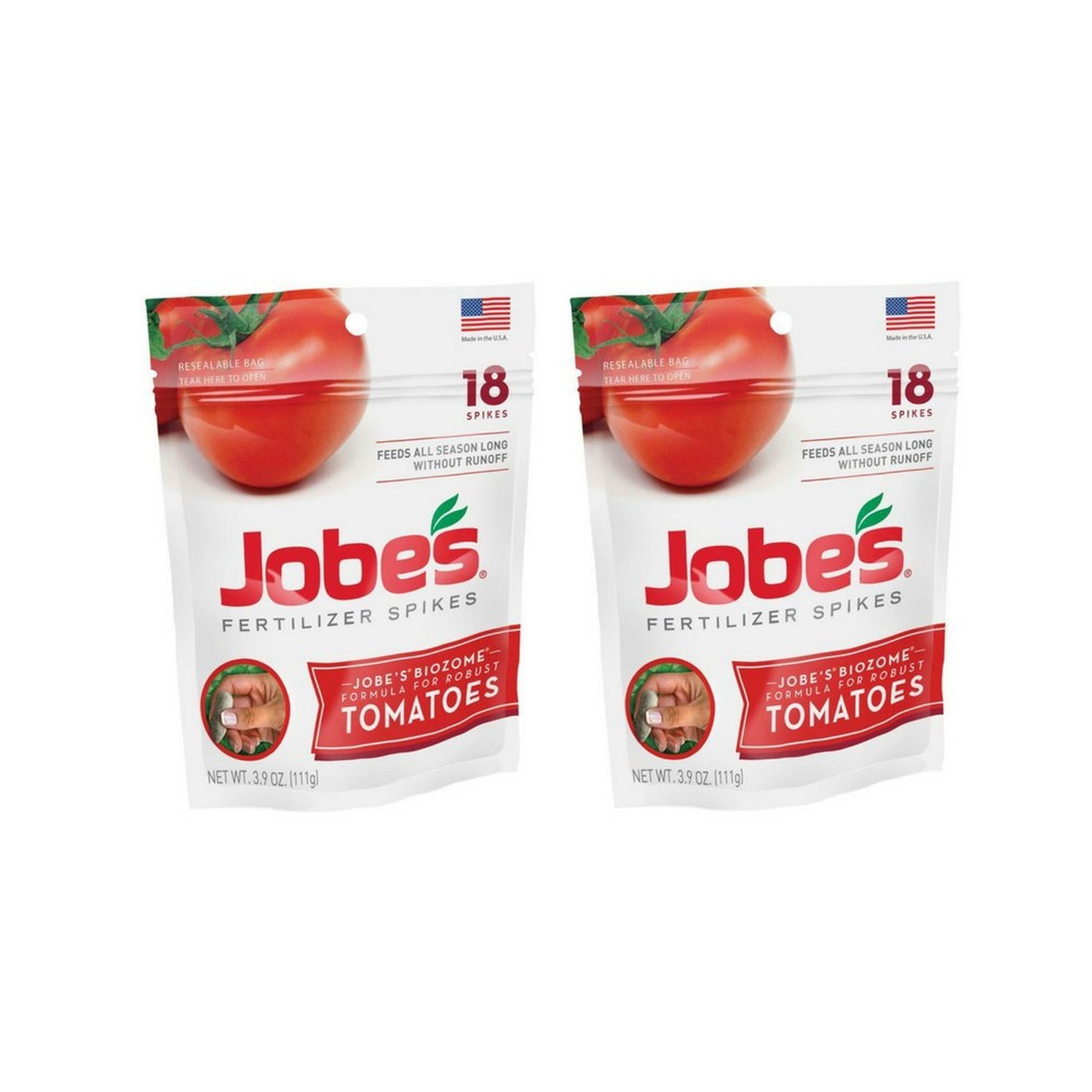 Jobe’s Tomato Fertilizer Spikes 6-18-6 Time Release Fertilizer, 18 Spikes