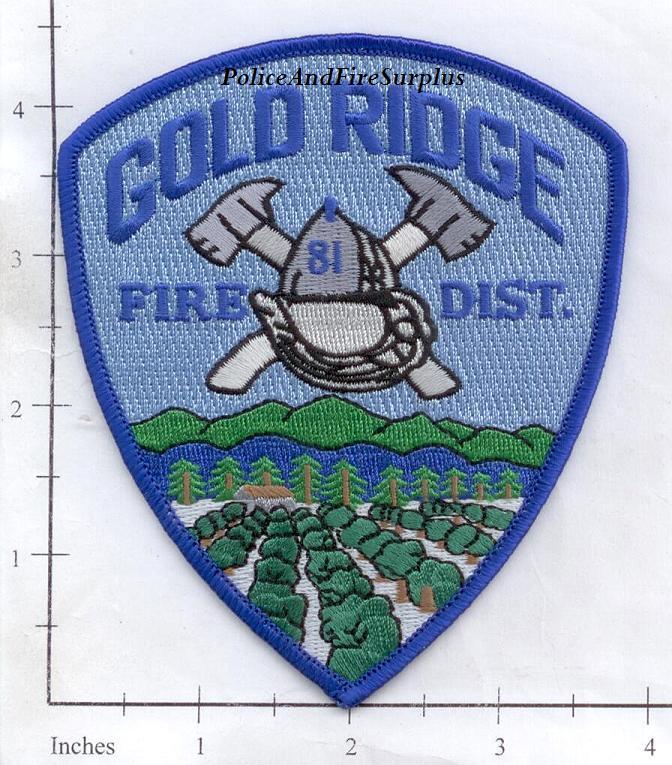 California - Gold Ridge CA Fire Dept Patch